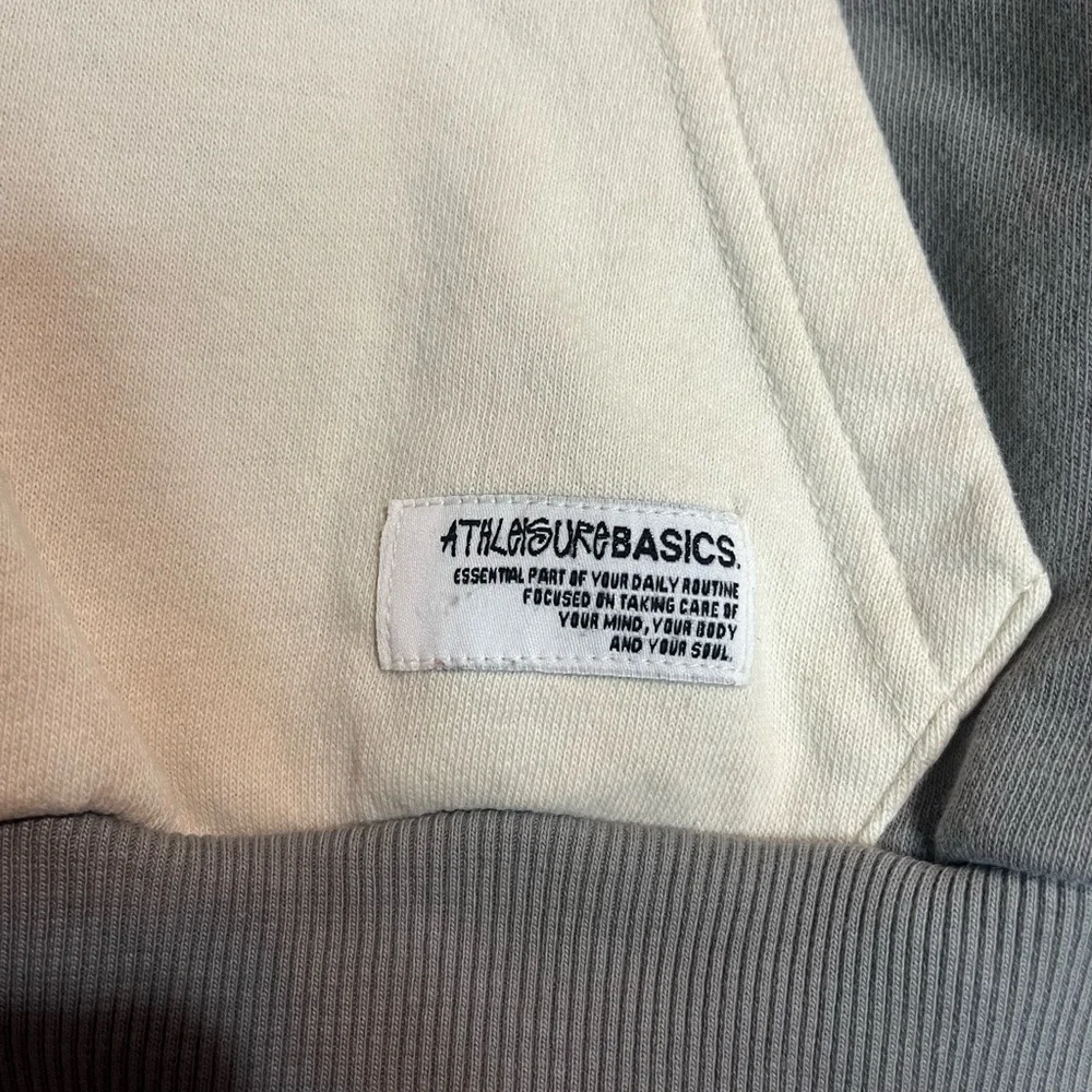 Zara Youth Block Color Hooded Sweatshirt - Ecru Blue - Size‎ 6 🌟